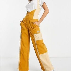 COPY - Womens Nike flare corset bodysuit 
Yellow/orange and cream
Size SM
Never…